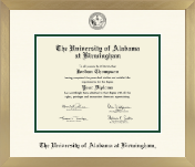 The University of Alabama at Birmingham diploma frame - Icon Diploma Frame in Chardonnay