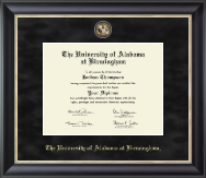 The University of Alabama at Birmingham diploma frame - Regal Diploma Frame in Noir