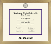 LSU New Orleans diploma frame - Icon Diploma Frame in Chardonnay