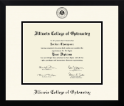 Illinois College of Optometry diploma frame - Icon Diploma Frame in Gotham