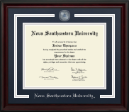 Nova Southeastern University diploma frame - Showcase Diploma Frame in Encore