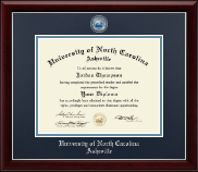 University of North Carolina Asheville diploma frame - Masterpiece Medallion Diploma Frame in Gallery Silver