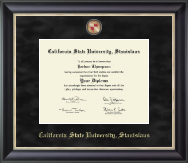 California State University Stanislaus diploma frame - Regal Diploma Frame in Noir