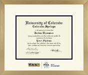 University of Colorado Colorado Springs frame - Icon Frame in Chardonnay