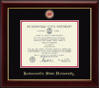 Jacksonville State University diploma frame - Masterpiece Medallion Diploma Frame in Gallery
