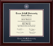 Texas A&M University Central Texas diploma frame - Masterpiece Medallion Diploma Frame in Gallery Silver