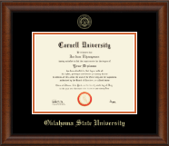 Oklahoma State University diploma frame - Gold Embossed Diploma Frame in Austin