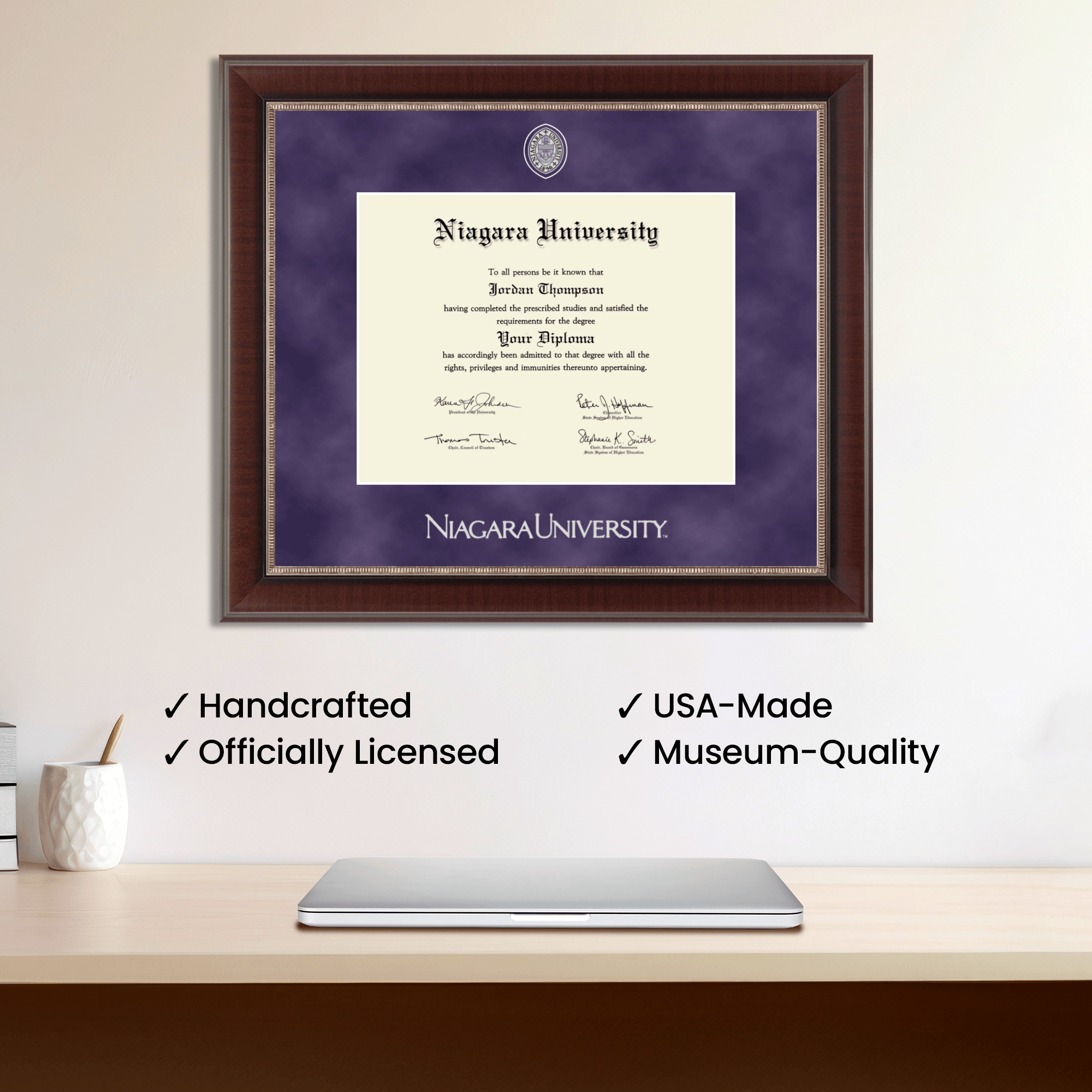Regal Edition Diploma Frame in Chateau Niagara University - Item