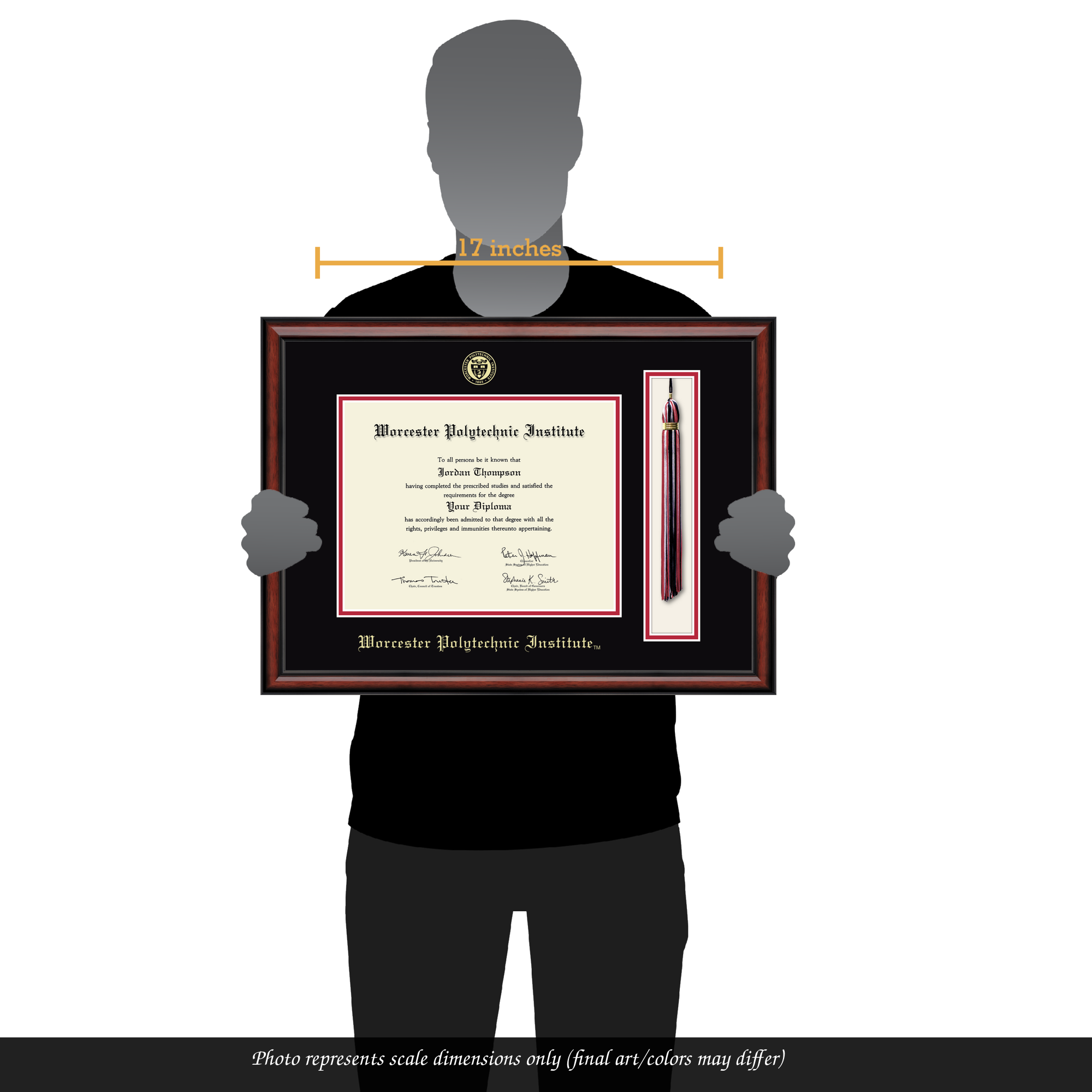 コレクション diploma Tassel & Cord Diploma Frame in Southport Worcester Polytechnic
