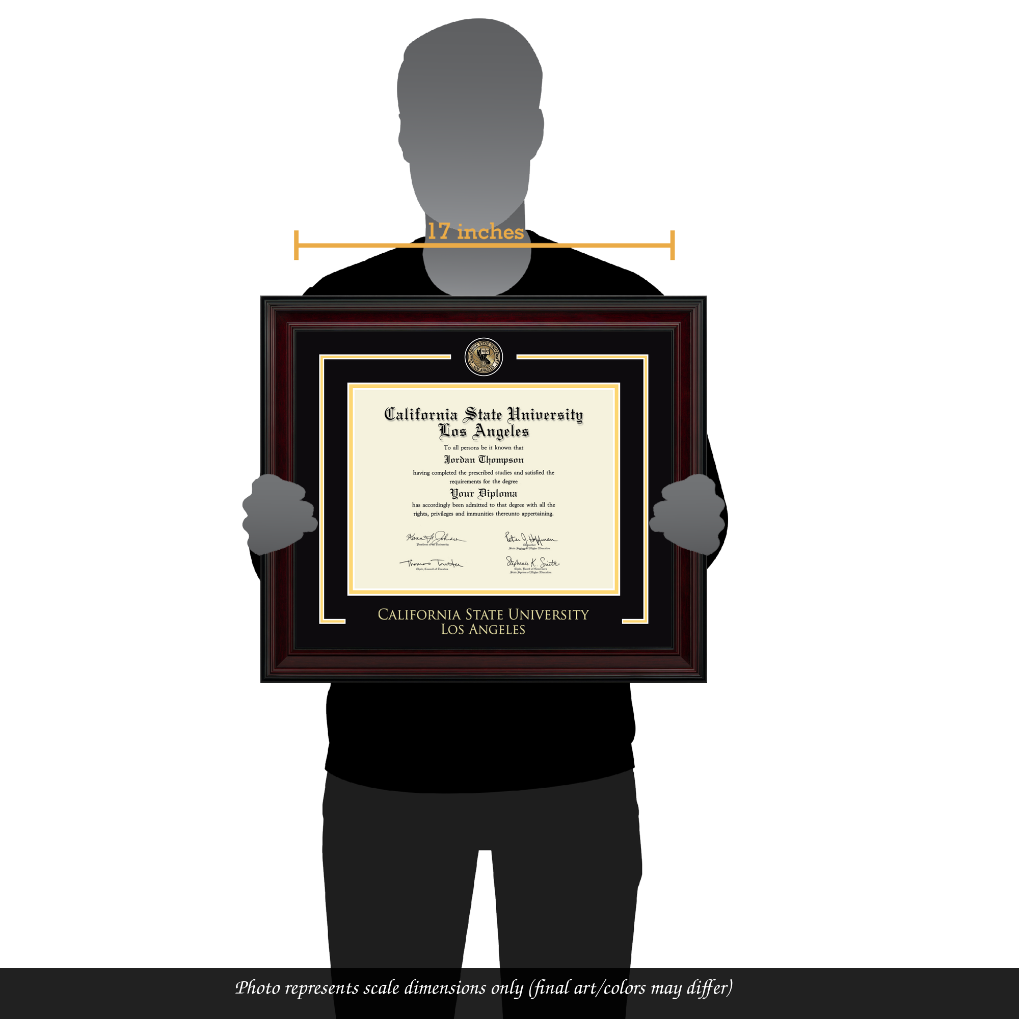 Showcase Edition Diploma Frame in Encore California State