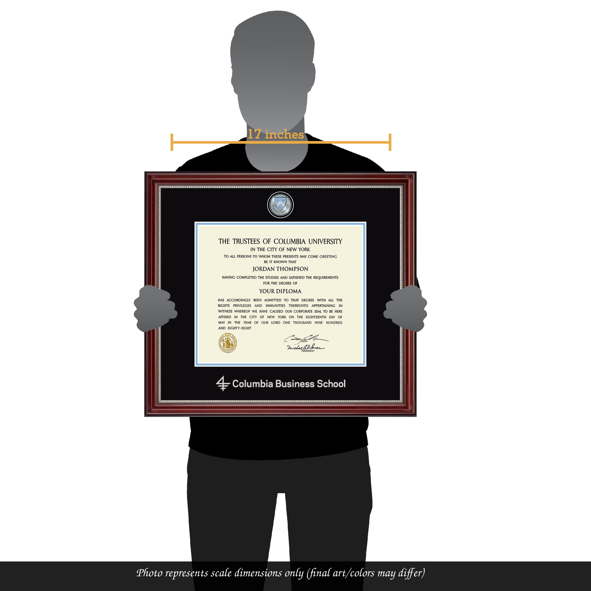 コレクション diploma Pewter Masterpiece Medallion Diploma Frame in Kensington Silver