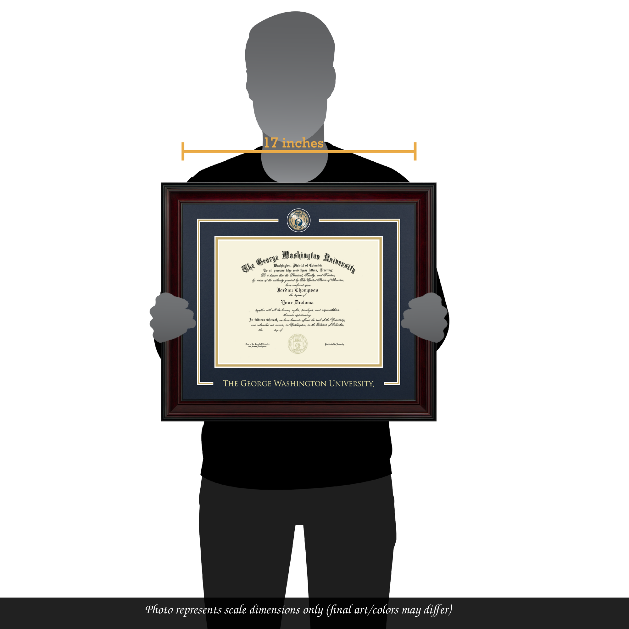 コレクション diploma Showcase Edition Diploma Frame in Encore The George Washington