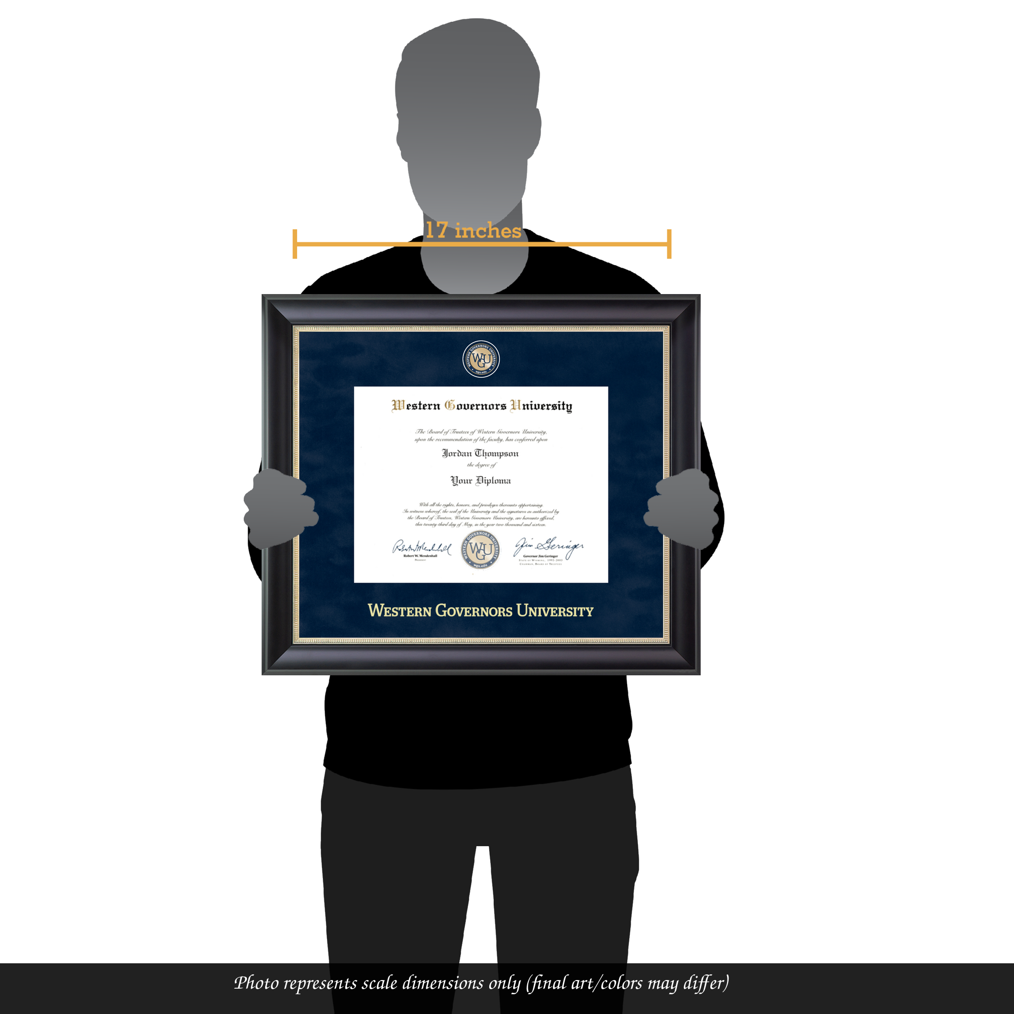 Regal Edition Diploma Frame in Noir Western Governors University