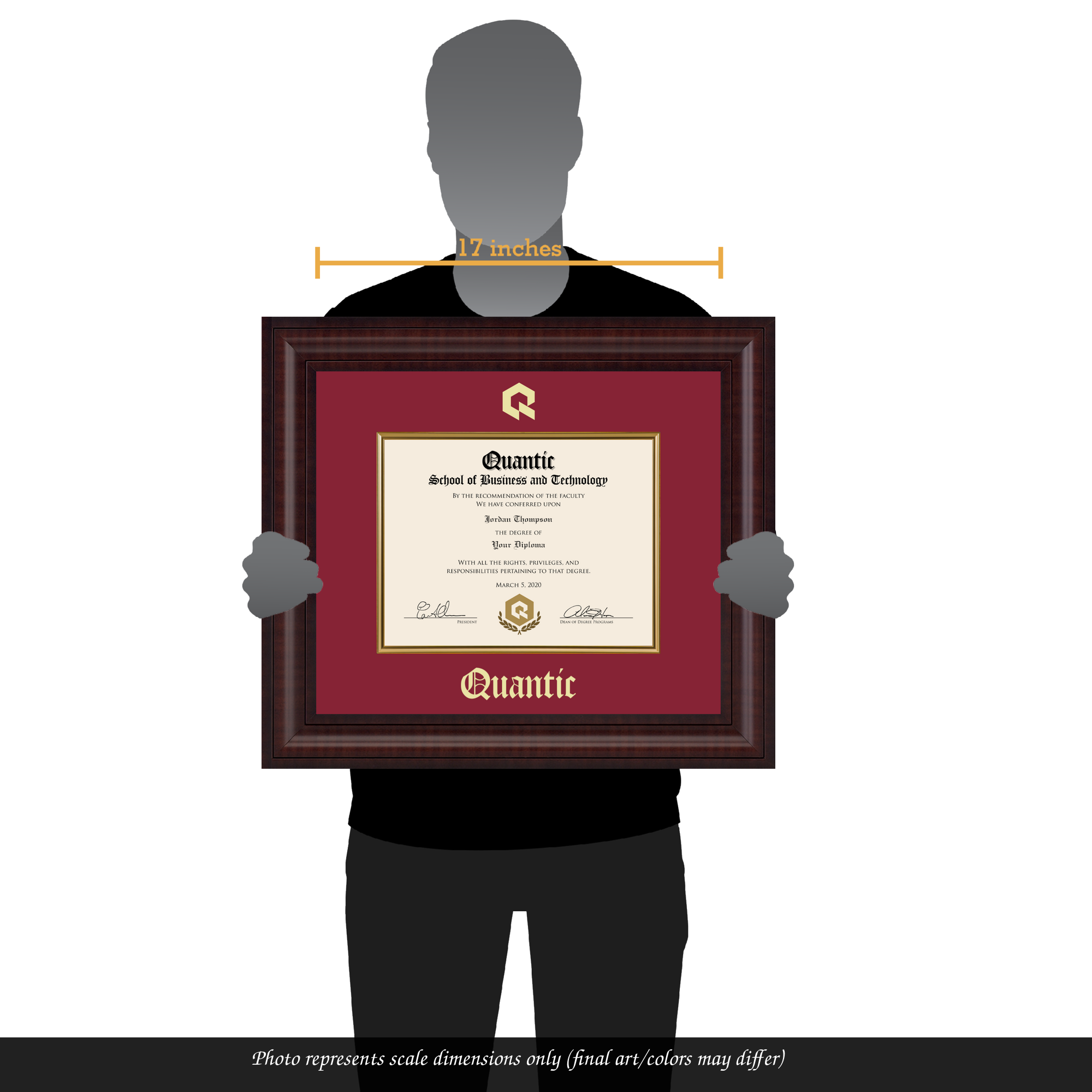 Presidential Edition Diploma Frame in Premier Quantic - Item