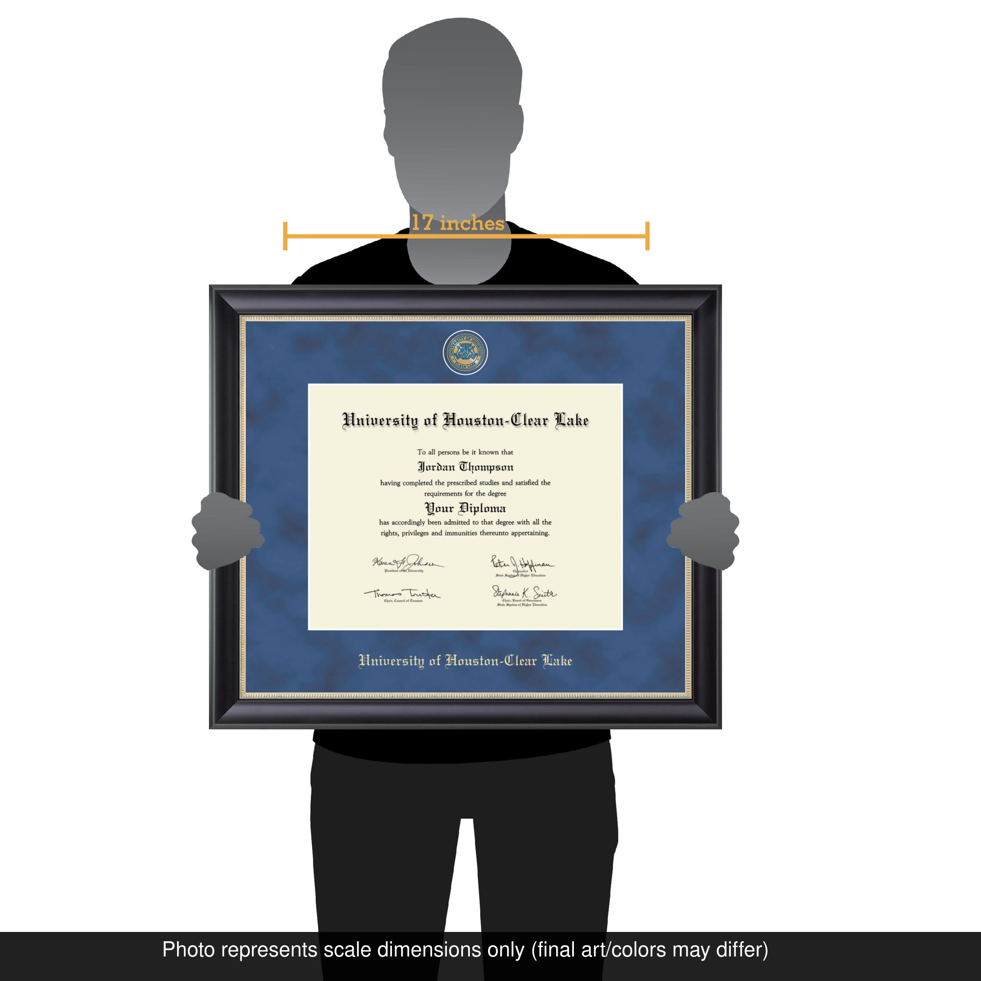 Regal Edition Diploma Frame in Noir University of Houston-Clear Regal Edition Diploma Frame in Noir University of Houston-Clear