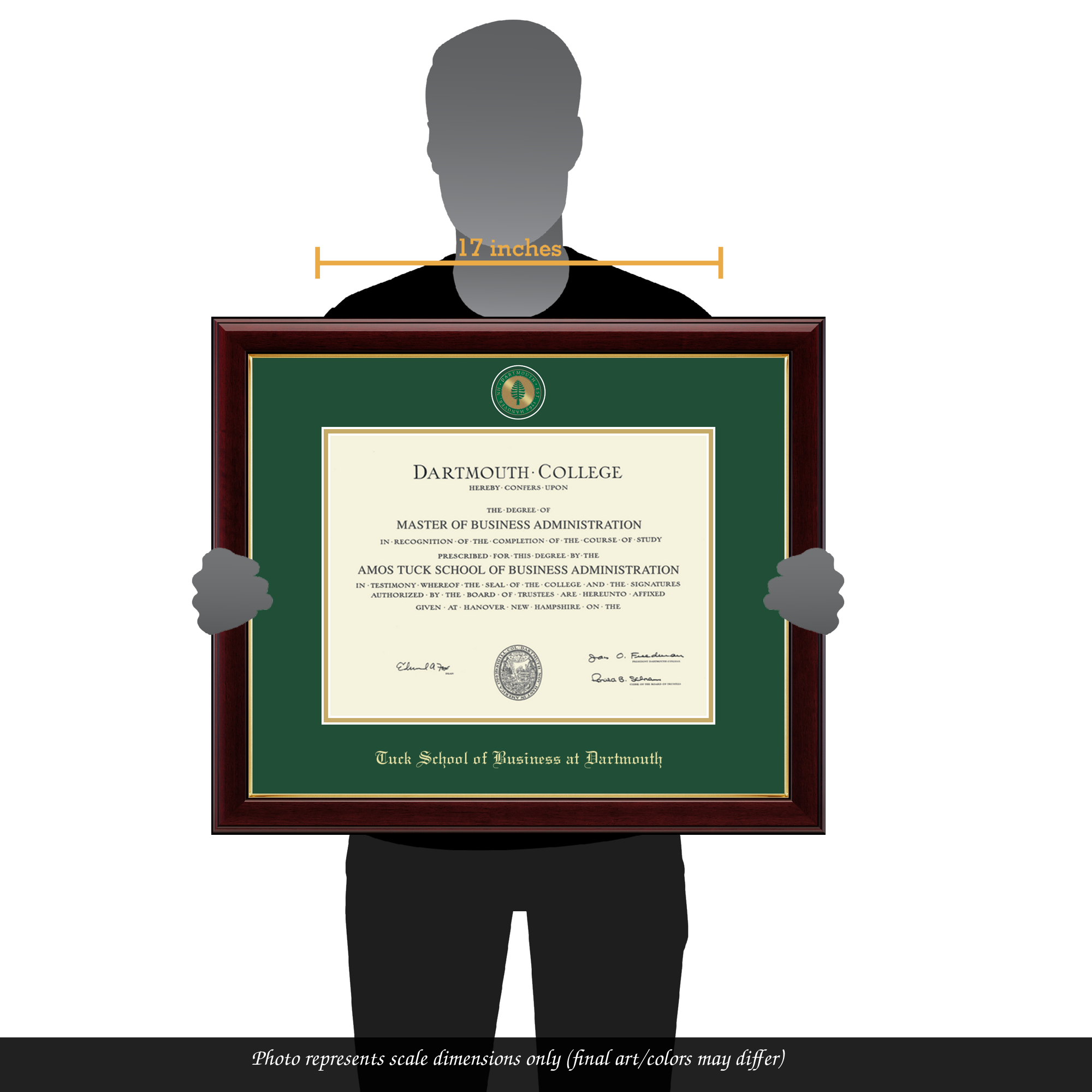 Masterpiece Medallion Diploma Frame in Gallery Dartmouth College