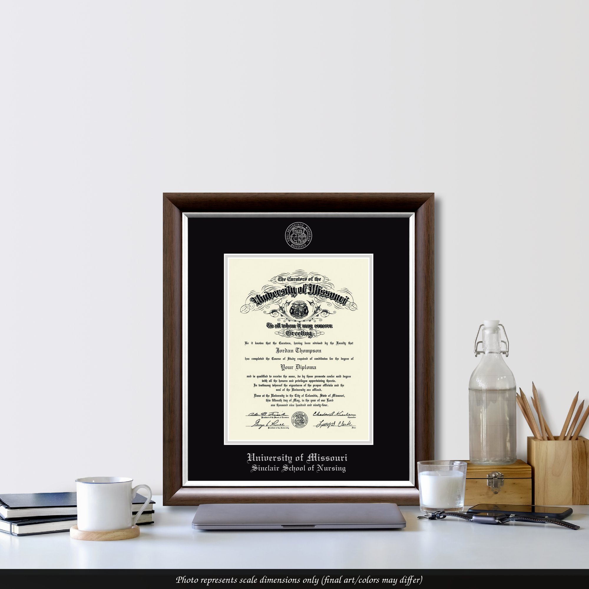 コレクション diploma Silver Embossed Diploma Frame in Devonshire University of Missouri