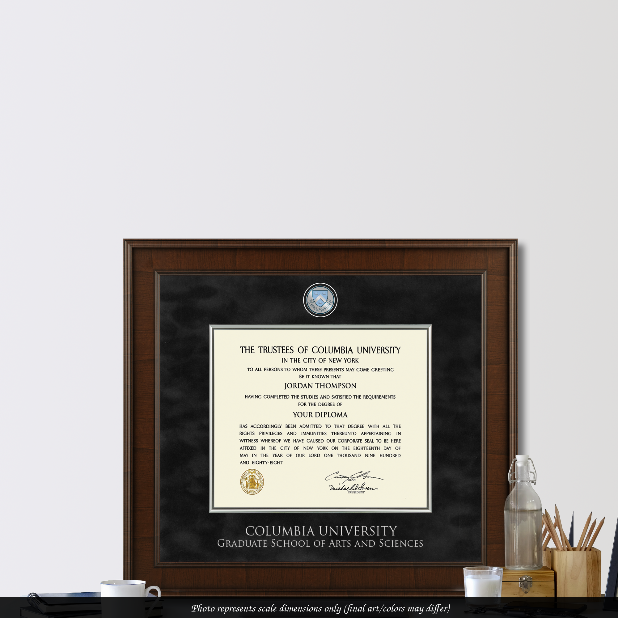 Presidential Masterpiece Diploma Frame in Madison Columbia