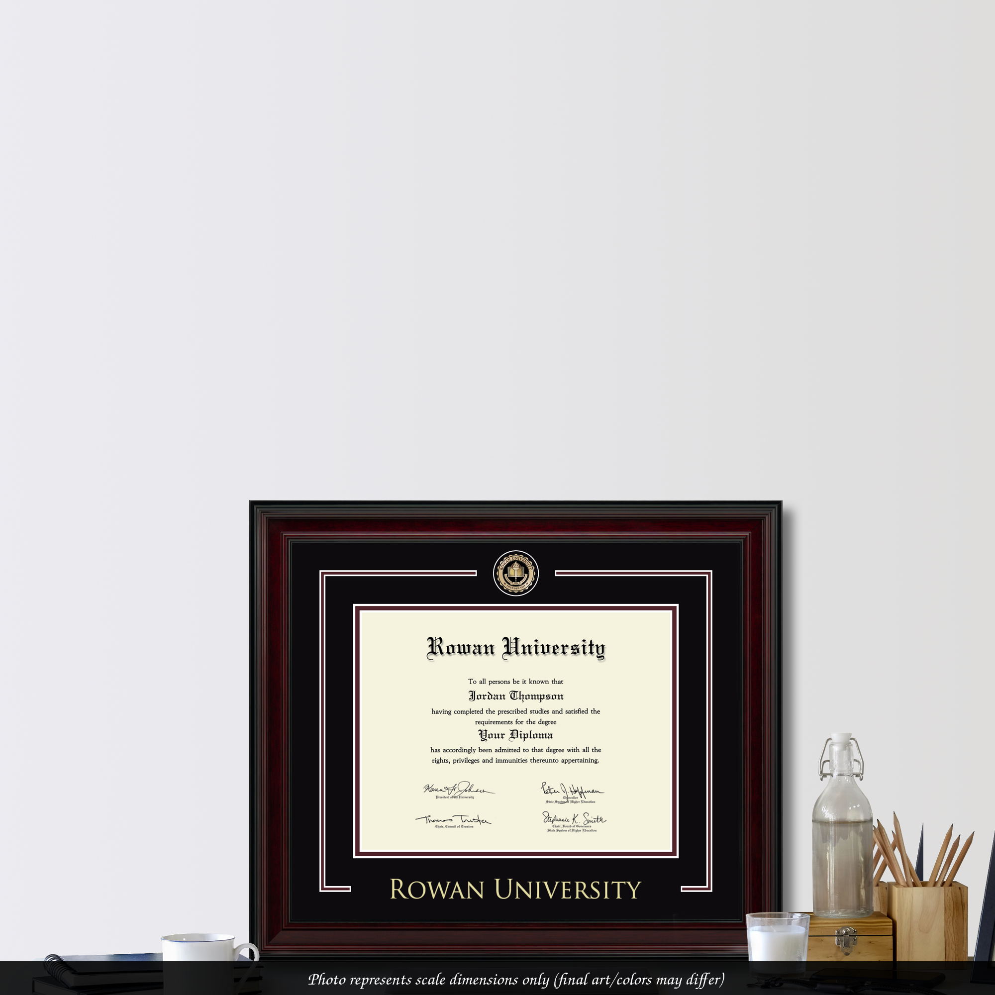 Showcase Edition Diploma Frame in Encore Rowan University - Item