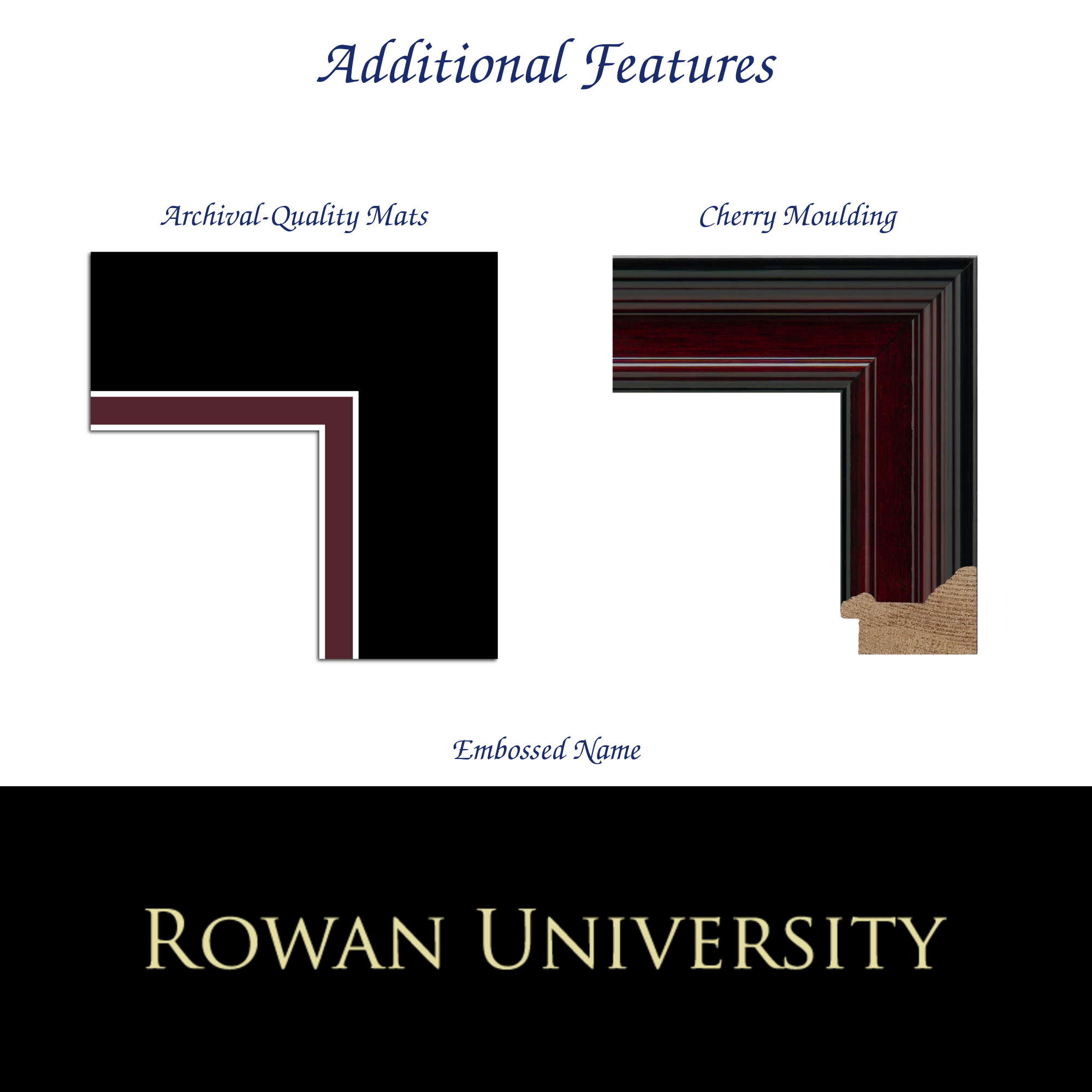 Showcase Edition Diploma Frame in Encore Rowan University - Item