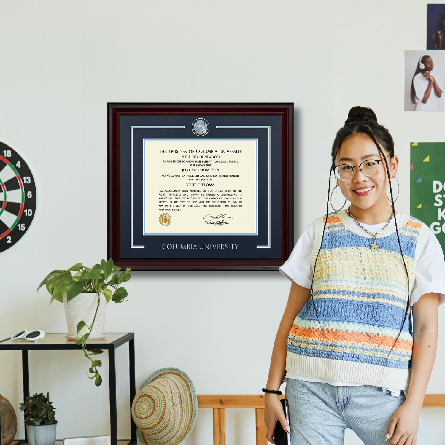 Showcase Edition Diploma Frame in Encore Columbia University
