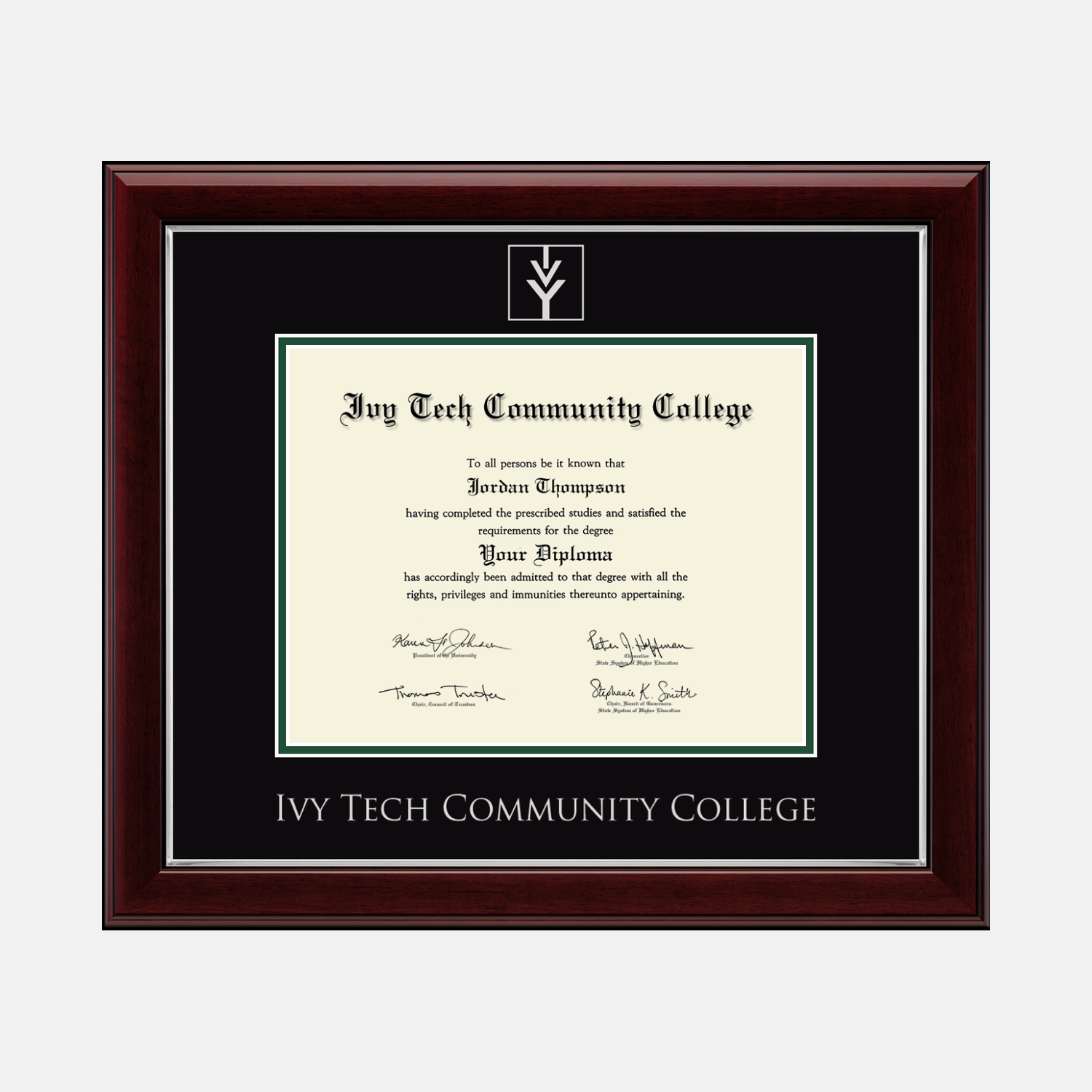 コレクション diploma Silver Embossed Diploma Frame in Gallery Silver Ivy Tech Community