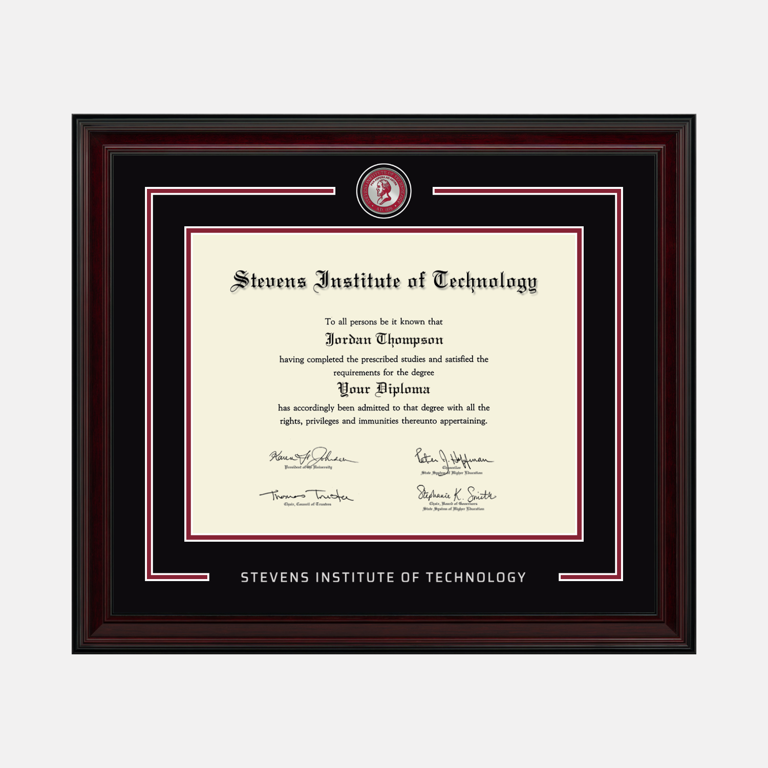 コレクション diploma Showcase Diploma Frame in Encore Stevens Institute of Technology