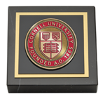 Cornell University paperweight - Masterpiece Medallion Paperweight