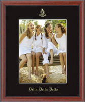 Delta Delta Delta Sorority photo frame - 8'x10' - Embossed Photo Frame in Signet