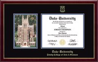 Duke University diploma frame - Campus Scene Diploma Frame in Gallery