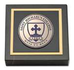 Saint Michael's College paperweight - Masterpiece Medallion Paperweight