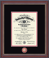 University of Missouri Saint Louis diploma frame - Masterpiece Medallion Diploma Frame in Kensington Gold