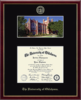 The University of Oklahoma diploma frame - Campus Scene Edition Diploma Frame in Galleria
