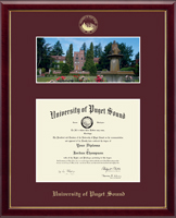 University of Puget Sound diploma frame - Campus Scene Diploma Frame in Galleria