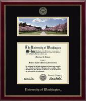 University of Washington diploma frame - Campus Scene Edition Diploma Frame in Galleria