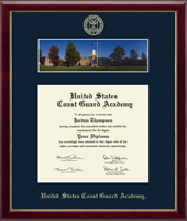 United States Coast Guard Academy diploma frame - Campus Scene Frame in Galleria
