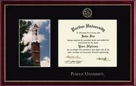 Purdue University diploma frame - Campus Scene Diploma Frame - Bell Tower in Galleria