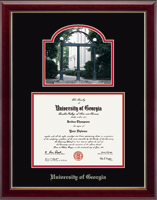 University of Georgia diploma frame - Campus Scene Diploma Frame in Gallery