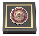 Kutztown University paperweight - Masterpiece Medallion Paperweight