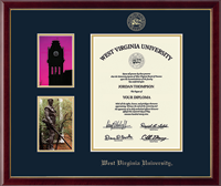 West Virginia University diploma frame - Campus Scene Diploma Frame in Galleria