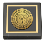 Bryn Mawr College paperweight - Gold Engraved Medallion Paperweight