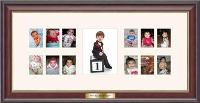 New Baby and Baby Shower Collage Frame - Baby's First Year Photo Frame in Studio Gold