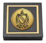 Tau Kappa Epsilon Fraternity paperweight - Gold Engraved Medallion Paperweight