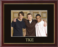 Tau Kappa Epsilon Fraternity photo frame - Embossed Greek Letters Photo Frame in Galleria