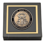 Kennesaw State University paperweight - Masterpiece Medallion Paperweight