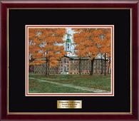 Princeton University Lithograph Frame  - Framed Lithograph - Nassau Hall in Galleria