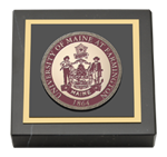University of Maine Farmington paperweight - Masterpiece Medallion Paperweight