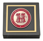 Washington & Jefferson College paperweight - Masterpiece Medallion Paperweight