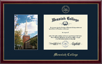 Messiah College diploma frame - Campus Scene Diploma Frame - Hostetter Chapel in Galleria