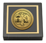 State of South Carolina paperweight - Gold Engraved Medallion Paperweight